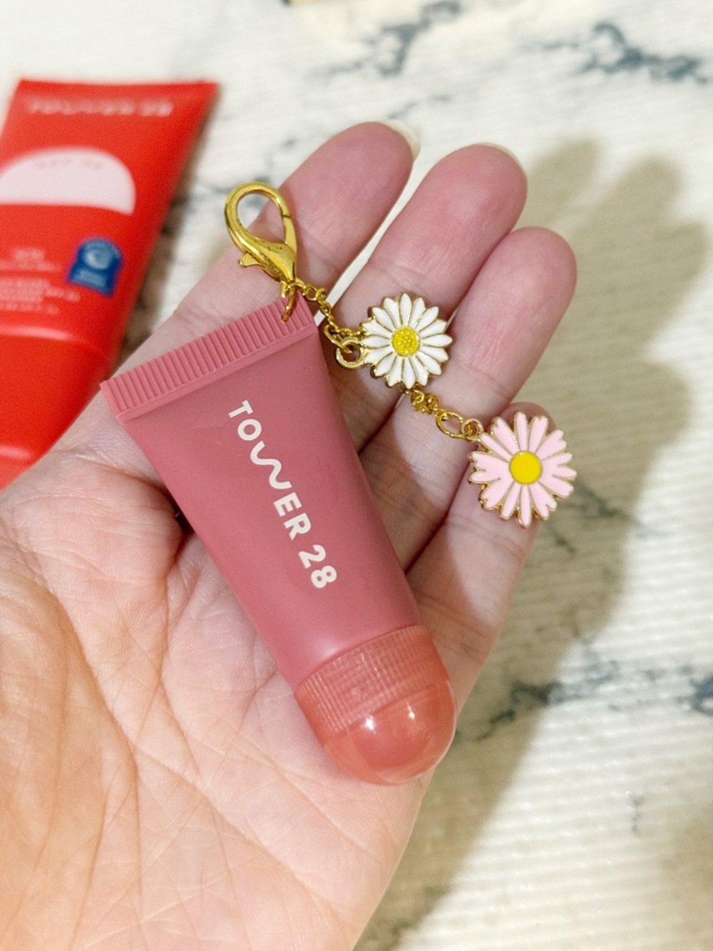 Tower 28 SOS Face Guard SPF 30 Sunscreen & Lip Treatment (Added Daisy Bag Charm) - Picture 7 of 16